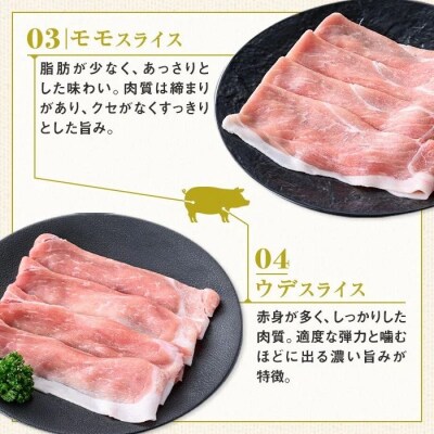 鹿児島県産豚しゃぶしゃぶバラエティーお楽しみセット＜約1.2kg＞　A05052
