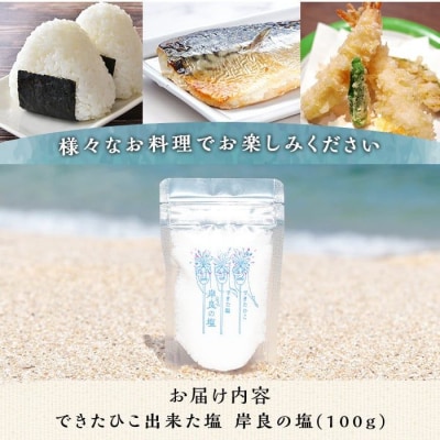 できたひこ出来た塩　岸良の塩(100g) 天日塩　P60003