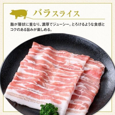 鹿児島県産 豚バラ スライス(計約3kg・300g×10パック) ドレッシング付き 　W05011
