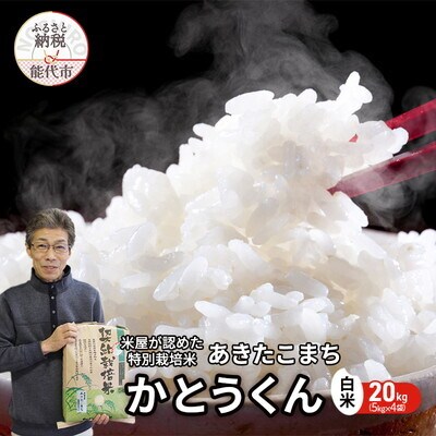  白米 特別栽培 あきたこまち20kg[No.5335-0917]