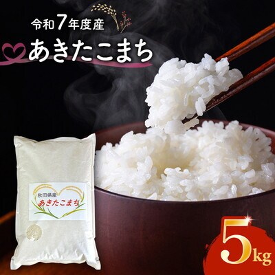 令和7年度産 あきたこまち 5kg 精米 秋田県産[No.5409-0021]
