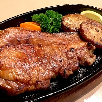 【リクエスト品】紋別産 山と海のWステーキセットA