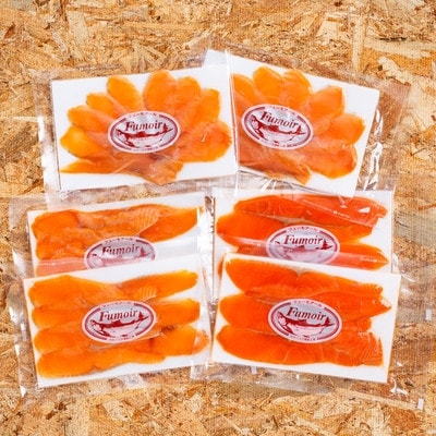 無添加天然・スモークサーモン三種食べくらべセット【2026年4月以降発送】