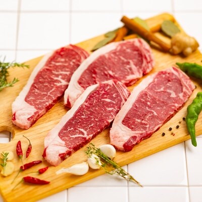 北海道ハーブ牛ロースステーキ(640g)