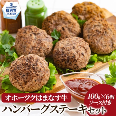オホーツクはまなす牛ハンバーグステーキセット