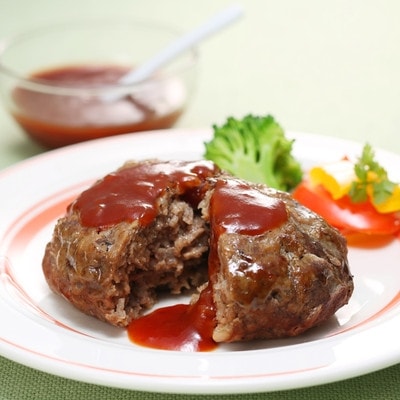 オホーツクはまなす牛ハンバーグステーキセット