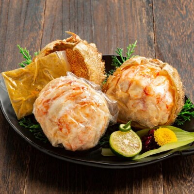 毛がに甲羅盛(2個)【殻剥き不要!毛ガニの美味しいところだけをイイとこどり】