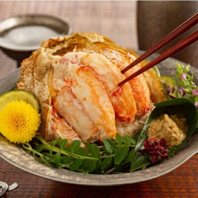 毛がに甲羅盛(2個)【殻剥き不要!毛ガニの美味しいところだけをイイとこどり】