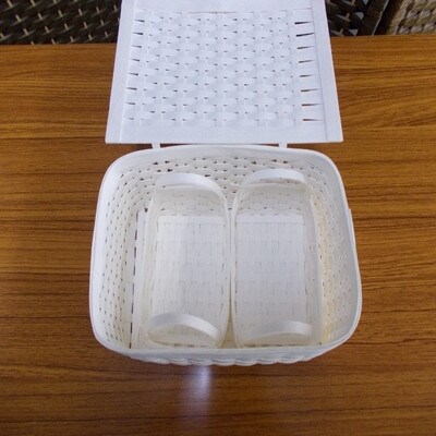 収納ボックス3点セット(白系)