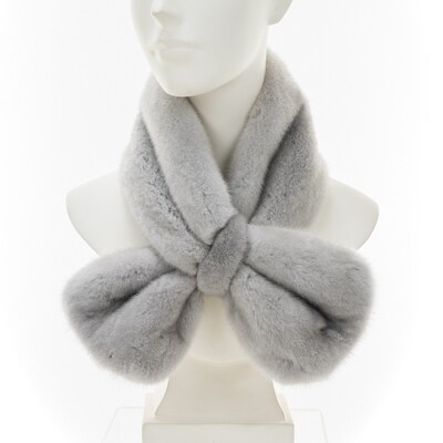 ミンクマフラー(サファイア)☆ | 北海道紋別市 | ふるさと納税サイト  