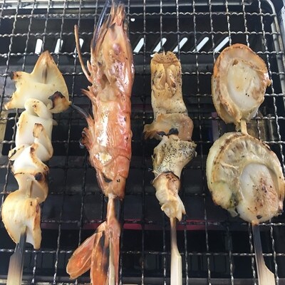 海鮮串焼きセットB