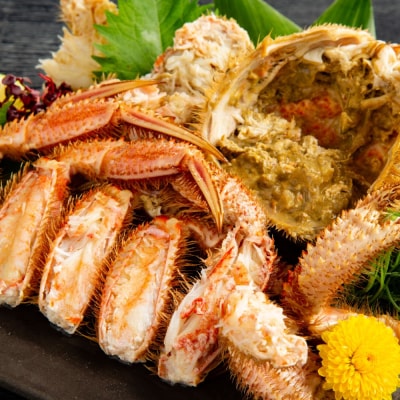 流氷明け浜ゆで毛ガニ約400g×2尾