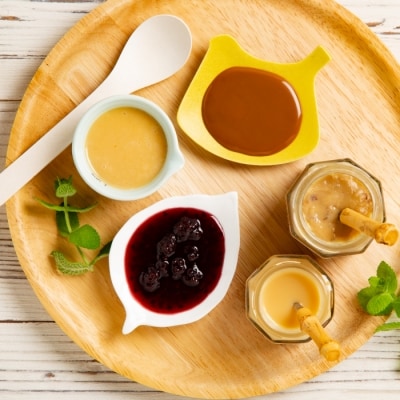 太陽牧場の新・ベストセレクション(無添加『ミルクジャム』・『ミルクソース』・『つぶつぶソース』)