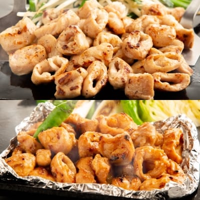 オホーツク産豚丸ホルモン(塩・みそ各400g)　800g