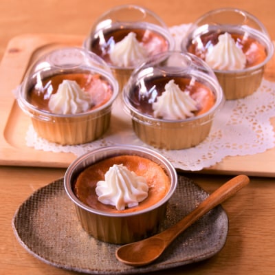 cafe ほの香のベイクドチーズケーキ 5カップセット