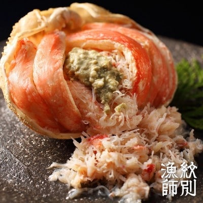 【北海道産】プレミアムずわい甲羅盛り(特盛)　定期便(5回) 【かにみそまで完全無添加】【化粧箱入】