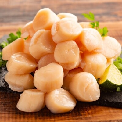 北海道オホーツク海産ホタテ玉冷　特大(1kg)