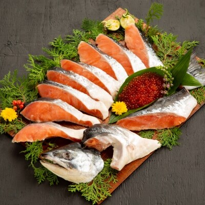 塩時鮭姿切身&ますいくら醤油漬セット | ふるさと納税のお礼品