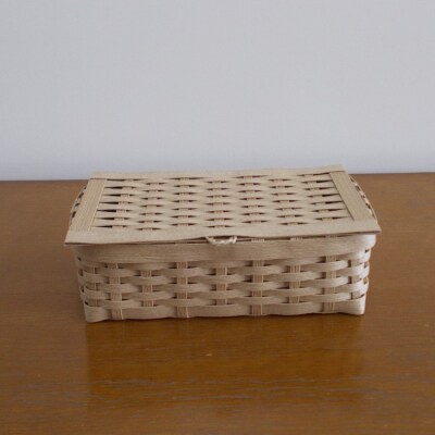 ランドリーボックス・マスクケース付(茶系)