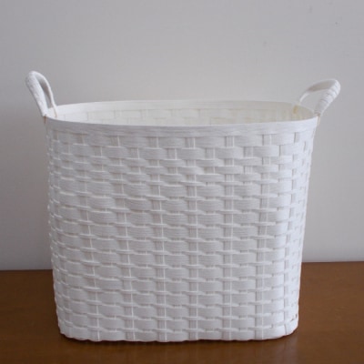 ランドリーボックス・マスクケース付(白)