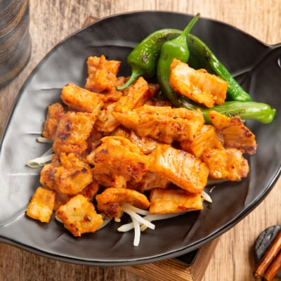 豚やみつきホルモン 1kg(味噌ダレ【赤ダレ】) 