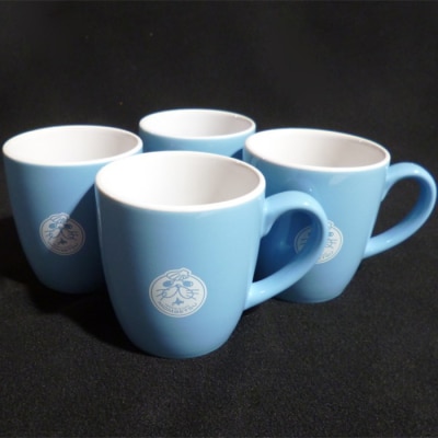 ゆるキャラ紋太グッズ(マグカップ[ブルー]4個)