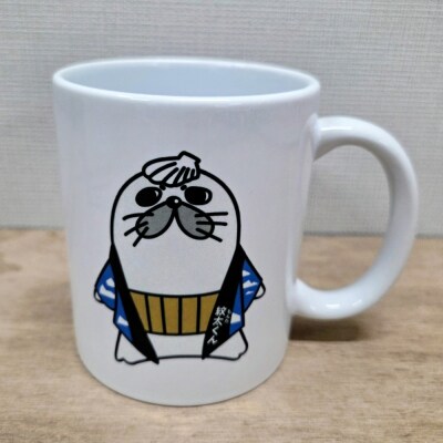 ゆるキャラ紋太グッズ(マグカップ[ブルー]4個)