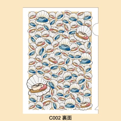 キモホタテグッズ(Tシャツ Mサイズ バーガンディ・ペーパーホルダー・シール)