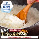 【増量中　3月31日まで】【訳あり】令和4年産北海道生活応援米22kg(シェアパック5.5kg×4)