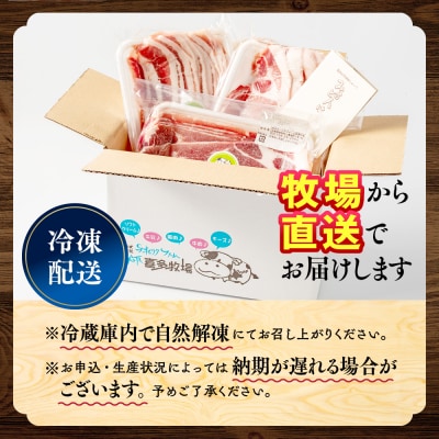 喜多牧場の豚肉3種セット
