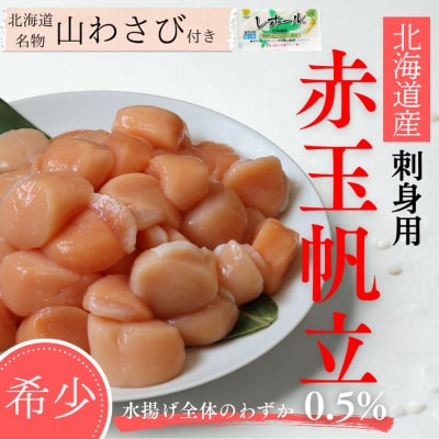 【希少】お刺身用 赤帆立800g　|北海道産　グルメ　海鮮丼
