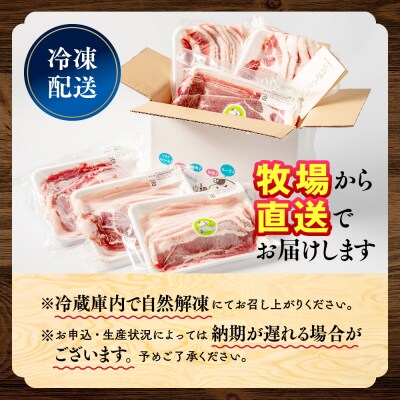 喜多牧場の豚肉3種ダブルセット