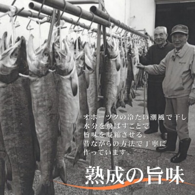 鮭山漬寒風干し姿　切身　【紋別産】【新巻鮭】