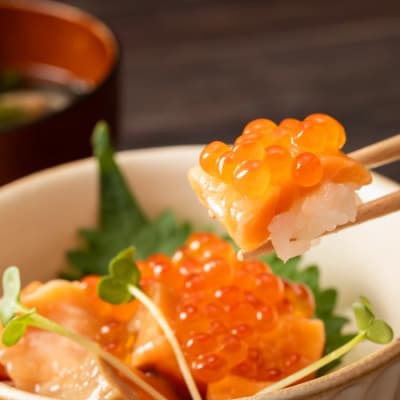 北海道産鮭親子漬けプレミアム4個セット～いくら増量しました～★