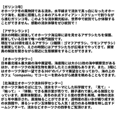 ガリンコ号Ⅲ IMERU 冬期運航 流氷クルーズ乗船券(3施設入場券セット)