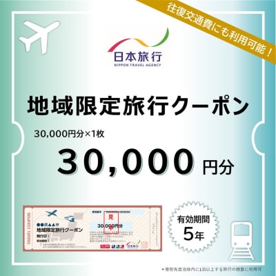 北海道紋別市　日本旅行　地域限定旅行クーポン30,000円分
