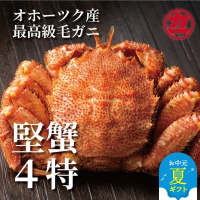 【お中元】ボイル毛がに(約440g～570g)×1尾