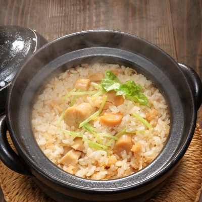【敬老ギフト】【無添加】 「紋別漁師食堂」北海道 帆立ほぐしめし4個　|北海道　グルメ　海鮮　炊き込