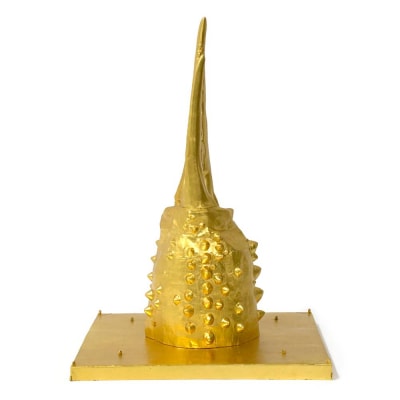 紋別 カニの爪オブジェ - 金箔版, 大 -