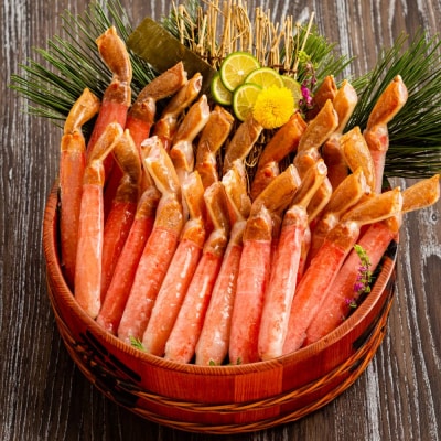 【厳選部位のみ】本ズワイガニしゃぶしゃぶ　特大(たっぷり1kg)【数量限定】| 生食可 お刺身