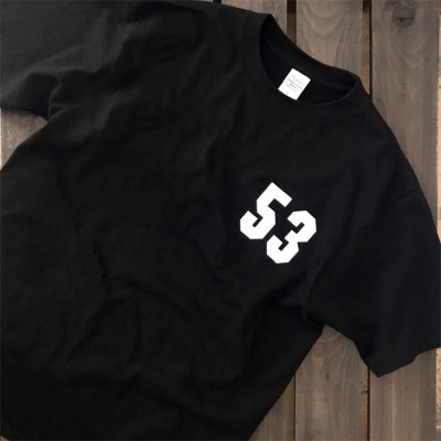 【バレンタインデー】ゆるキャラ紋太グッズ(Tシャツ[ブラックS]、ぬいぐるみ小)