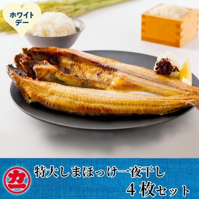 【ホワイトデー】脂の乗った特大しまほっけの一夜干し4枚セット