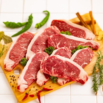 【ホワイトデー】北海道ハーブ牛ロースステーキ(1.28kg)