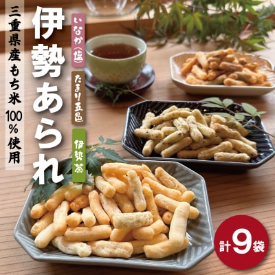 こだわりの 無添加　伊勢 あられ　3種 E0934