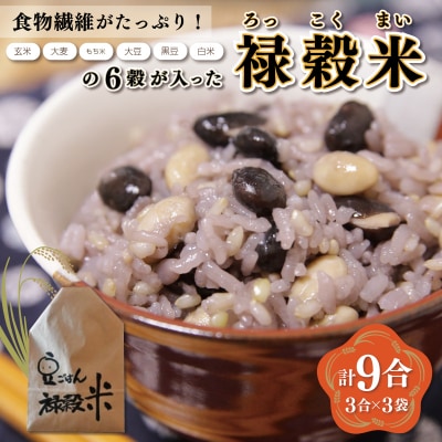 食物繊維 たっぷり 6穀入った 禄穀米 E0205