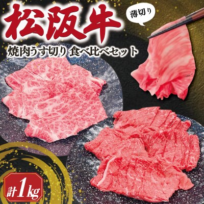 松阪牛 うす切り 焼肉 シルクロース 赤身 セット E1255