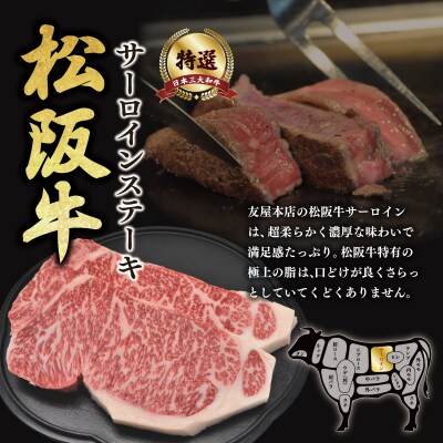 松阪牛 サーロイン ステーキ 400g 友屋本店 E1962