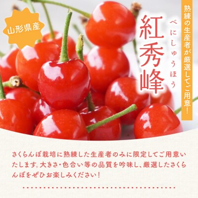 【先行受付】 令和8年産 さくらんぼ 紅秀峰 700g ( バラ詰め )