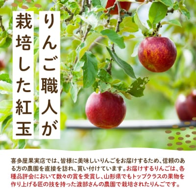 【先行受付】 令和8年産 紅玉 りんご 約2kg 9玉 ～ 13玉 舘山りんご