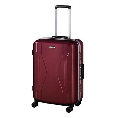 日本製スーツケース WT コヴァーラム 58L (レッド) 06581-10